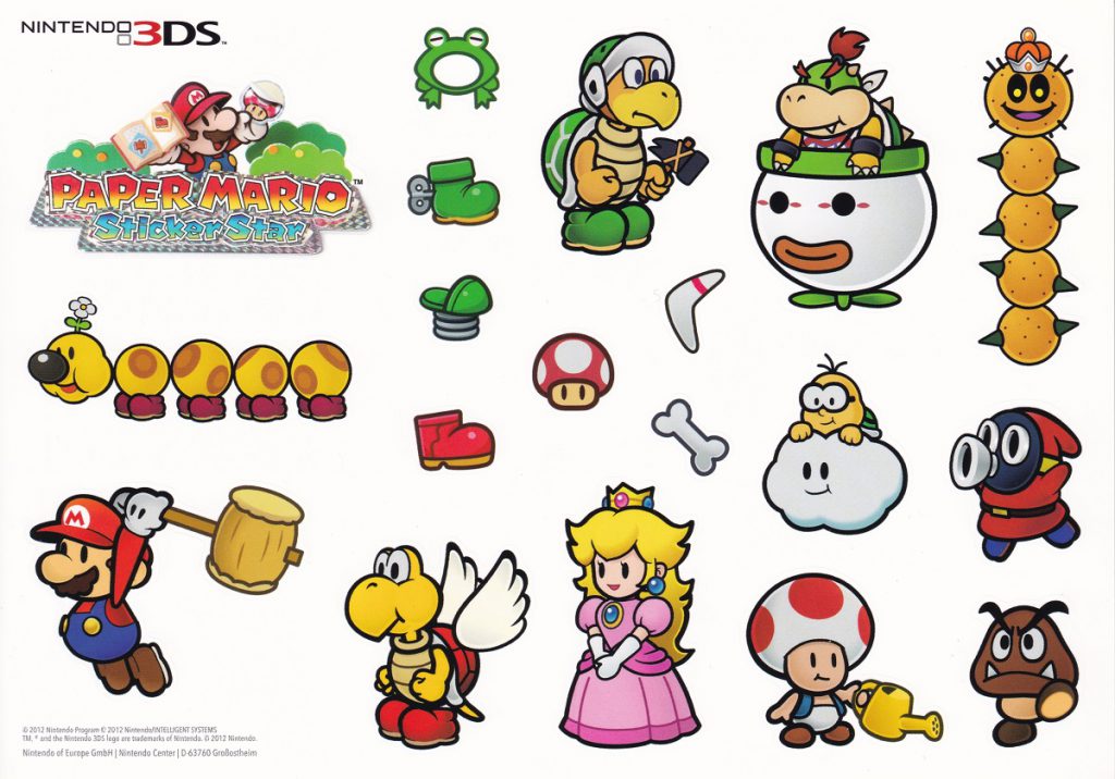 Paper Mario Sticker Star Promotendo