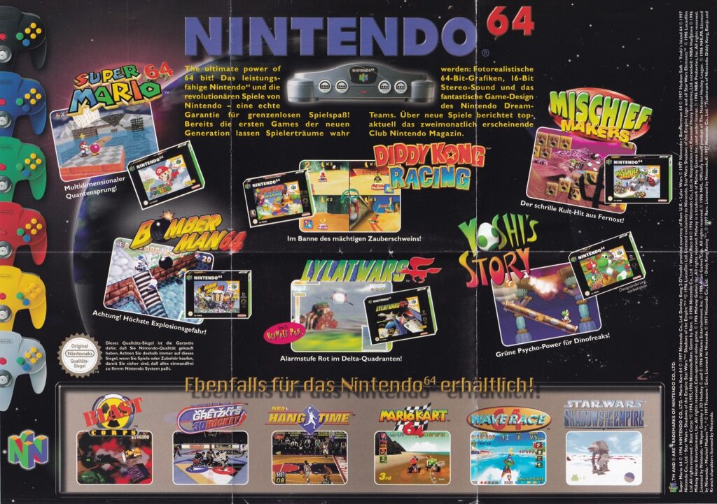 Nintendo 64 The ultimate Power of 64 bit! Game Boy v2 Promotendo