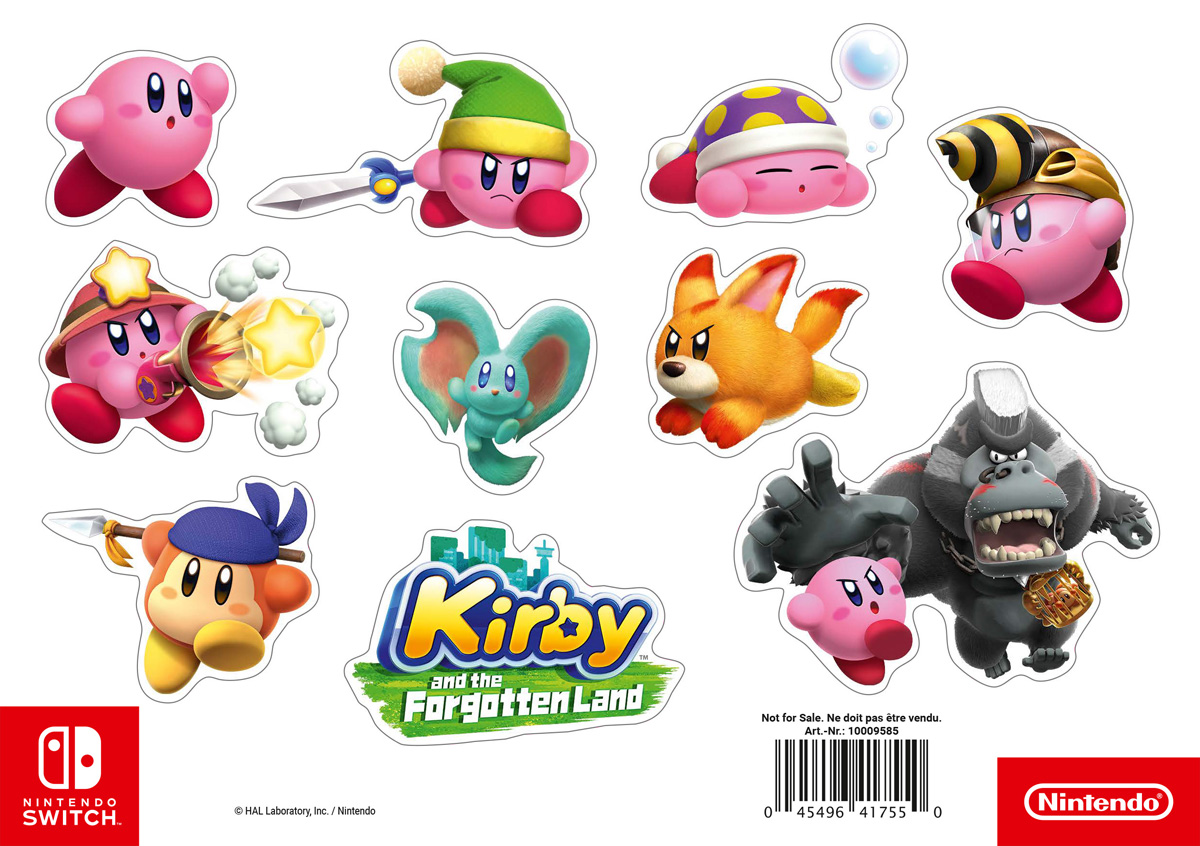 Kirby und das vergessene Land - Sticker - Promotendo